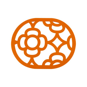 Fermob – Lorette – Dessous de plat 22 x 17.5 cm – Orange confite