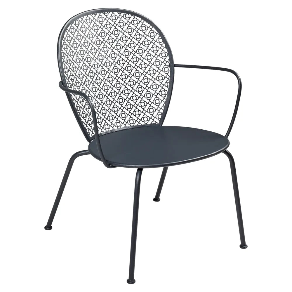 Fermob – Lorette – Fauteuil bas – Carbone