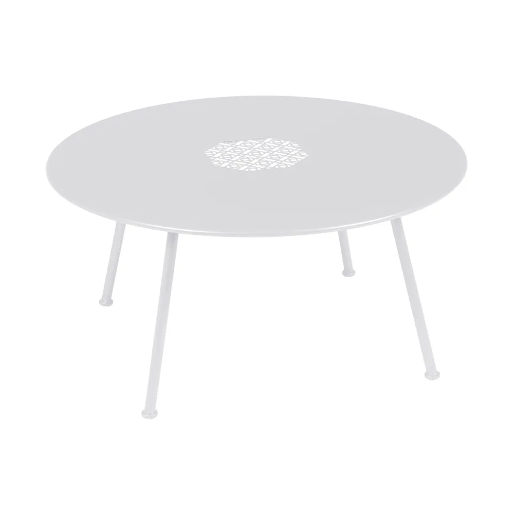 Fermob – Lorette – Table basse ø 80 cm – Blanc coton