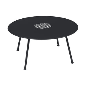 Fermob – Lorette – Table basse ø 80 cm – Carbone