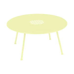 Fermob – Lorette – Table basse ø 80 cm – Citron givré
