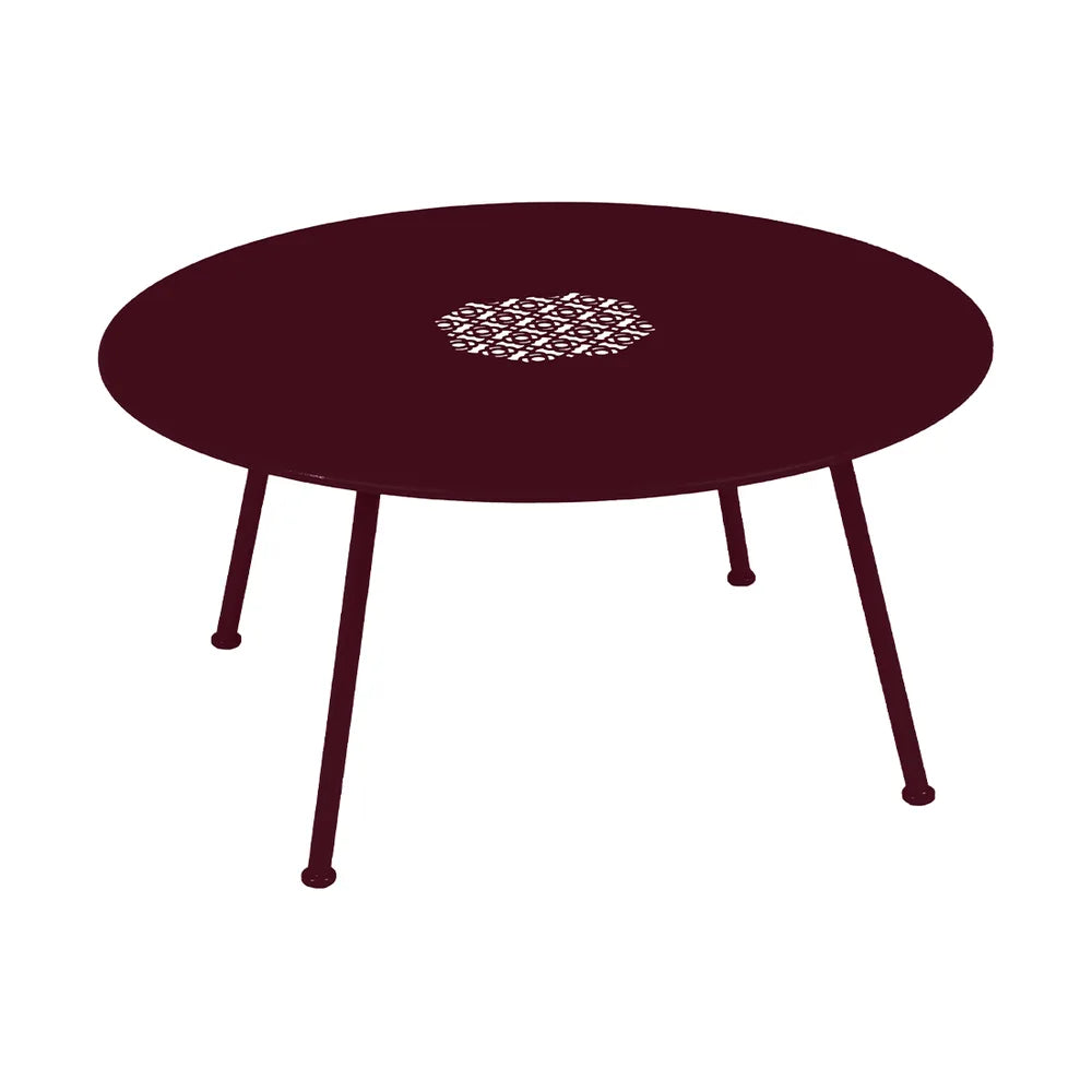 Fermob – Lorette – Table basse ø 80 cm – Cerise noire