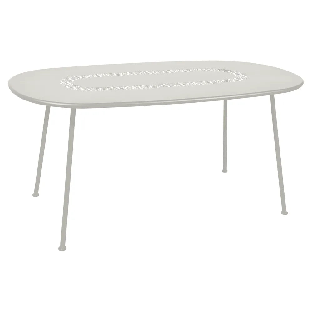 Fermob – Lorette – Table ovale 160 x 90 cm – Gris argile