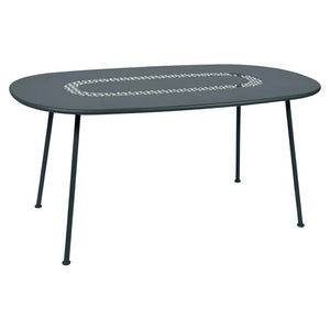 Fermob – Lorette – Table ovale 160 x 90 cm – Gris orage
