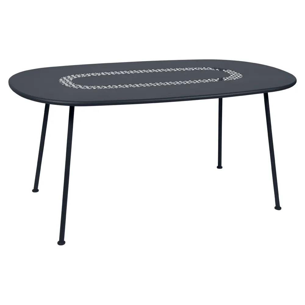 Fermob – Lorette – Table ovale 160 x 90 cm – Carbone