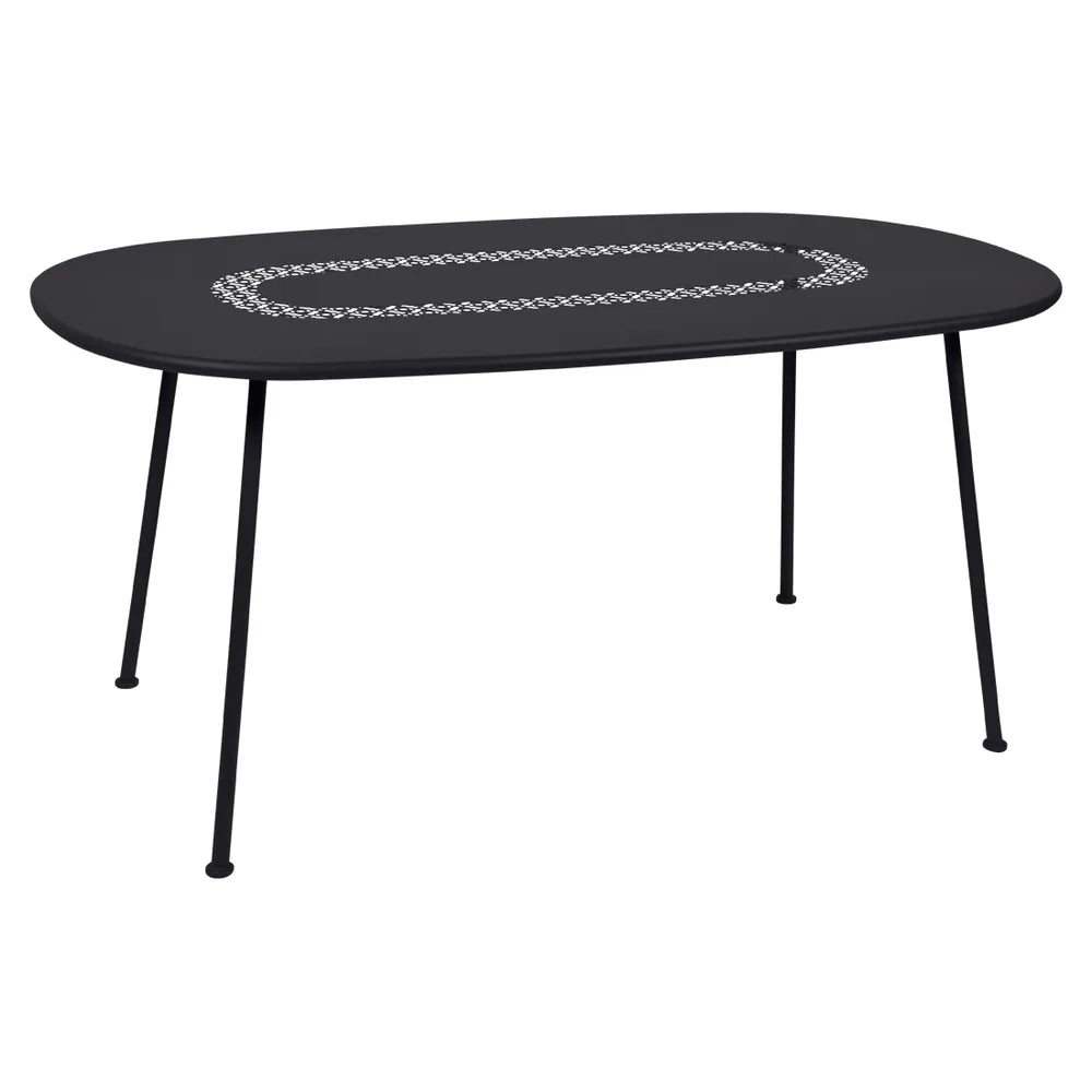 Fermob – Lorette – Table ovale 160 x 90 cm – Réglisse