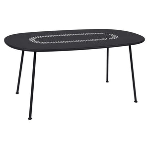 Fermob – Lorette – Table ovale 160 x 90 cm – Réglisse