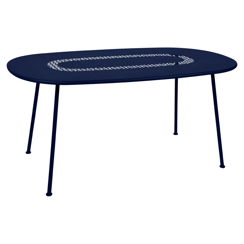 Fermob – Lorette – Table ovale 160 x 90 cm – Bleu abysse