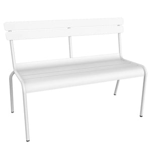 Fermob – Luxembourg – Banc à dossier 2/3 places – Blanc coton