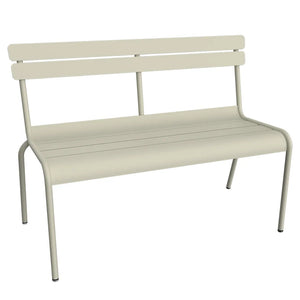 Fermob – Luxembourg – Banc à dossier 2/3 places – Gris argile