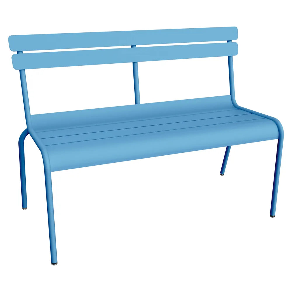 Fermob – Luxembourg – Banc à dossier 2/3 places – Bleu maya