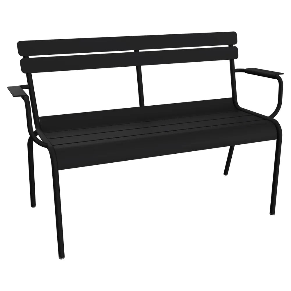 Fermob – Luxembourg – Banc de jardin 2 places – Réglisse