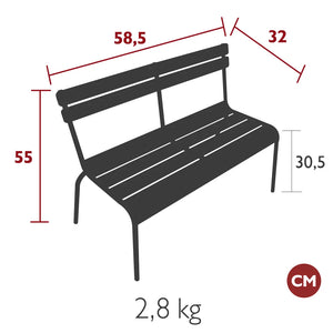 Fermob – Bench – guide de dimensions