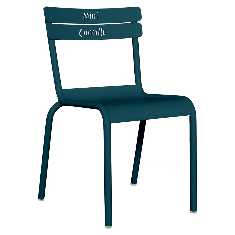 Fermob – Luxembourg kid – Chair "mini canaille" – Bleu acapulco