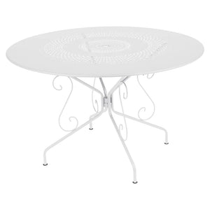 Fermob – Montmartre – Table ø 117 cm – Blanc coton