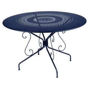 Fermob – Montmartre – Table ø 117 cm – Bleu abysse