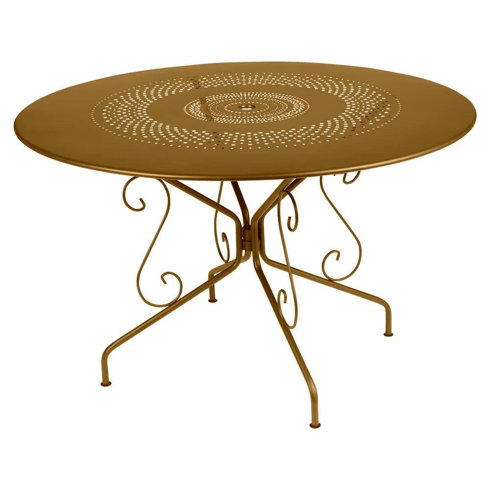 Fermob – Montmartre – Table ø 117 cm – Pain d'épices