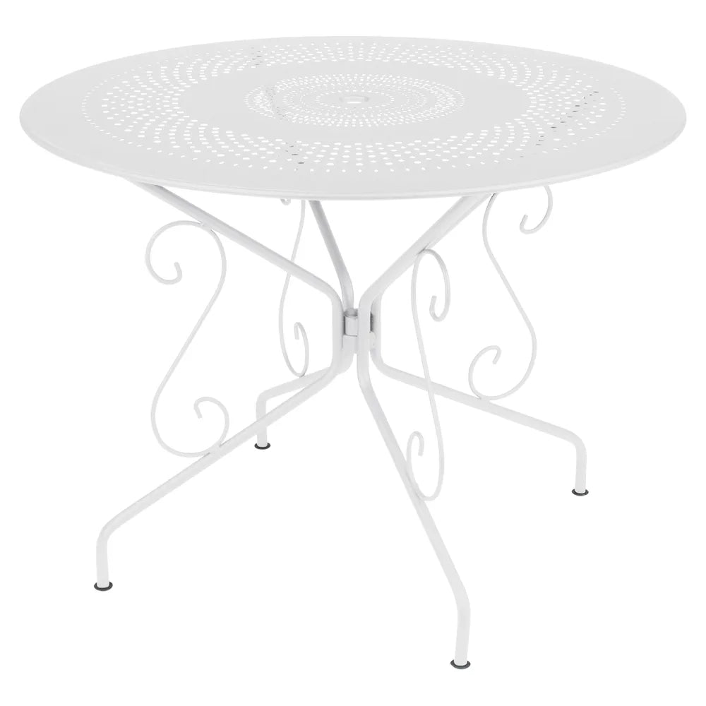 Fermob – Montmartre – Table ø 96 cm – Blanc coton