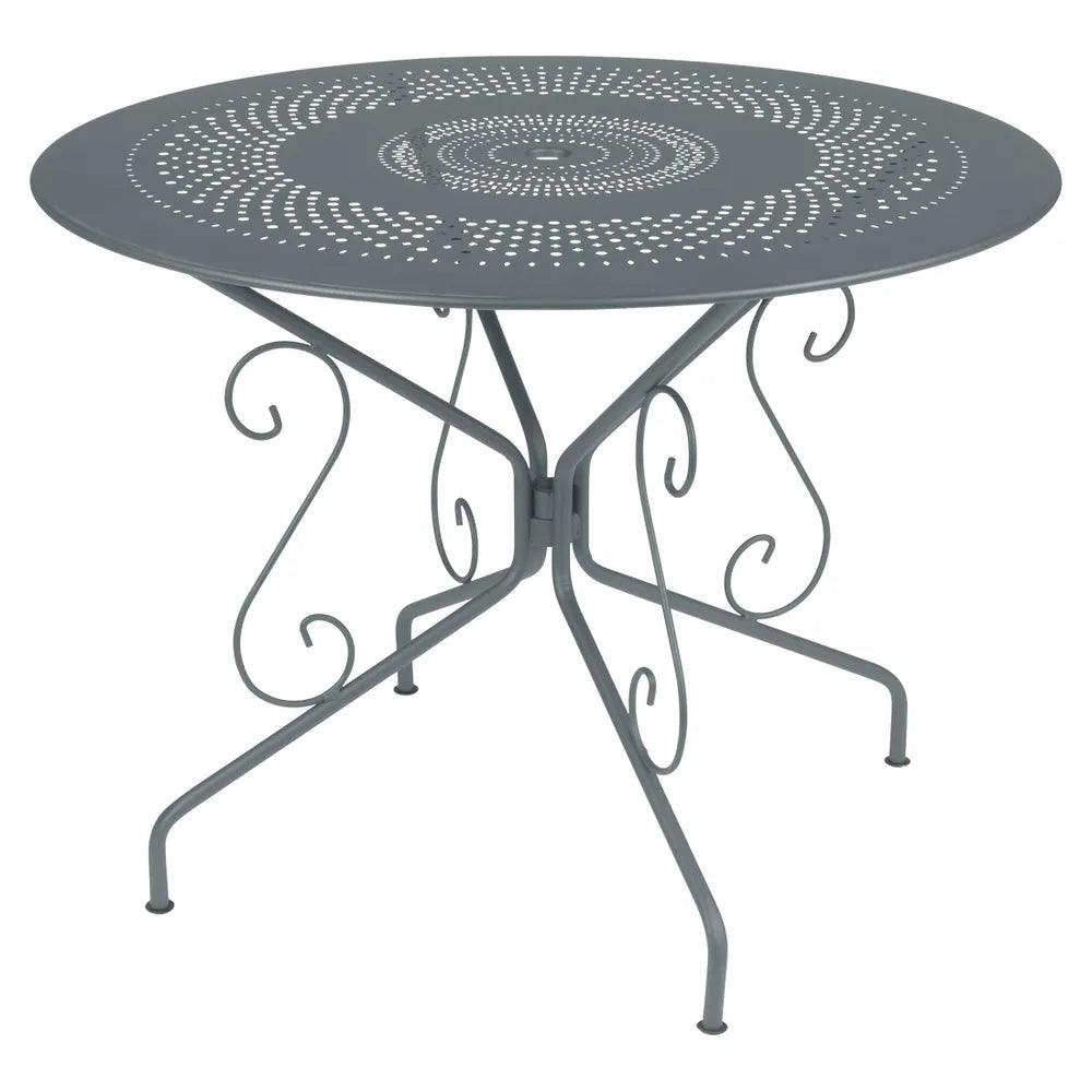 Fermob – Montmartre – Table ø 96 cm – Gris orage
