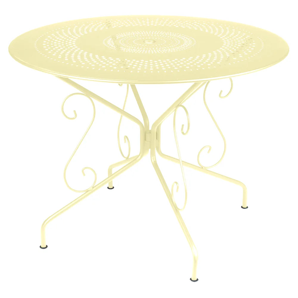 Fermob – Montmartre – Table ø 96 cm – Citron givré