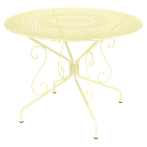 Fermob – Montmartre – Table ø 96 cm – Citron givré