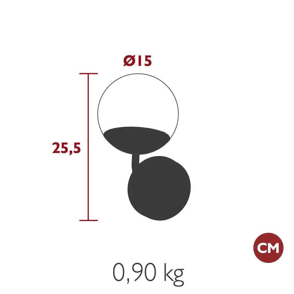 Fermob – Applique ø15 cm – guide de dimensions