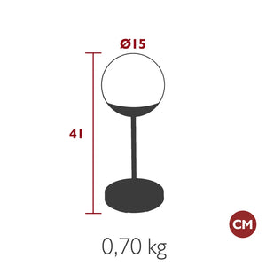 Fermob – Lampe H.41 cm – guide de dimensions