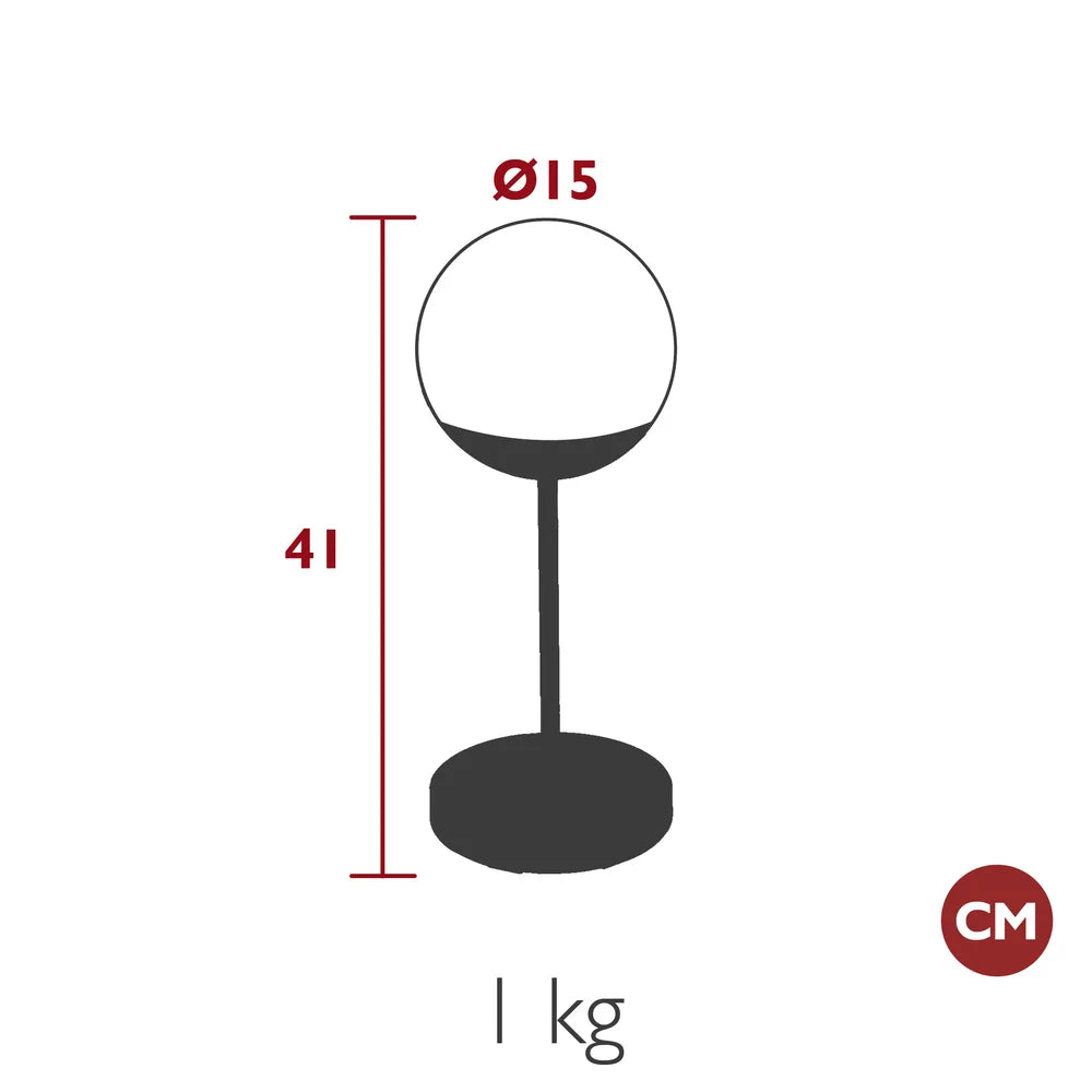 Fermob – Lampe H.41 max – guide de dimensions