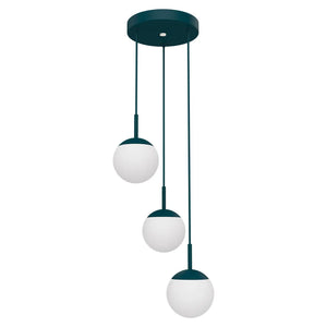 Fermob – Mooon! – Suspension triple ø15 cm – Bleu acapulco