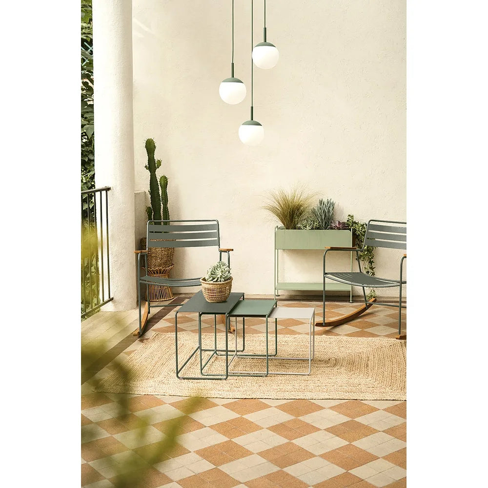 Fermob – Mooon! – Suspension triple ø15 cm en situation