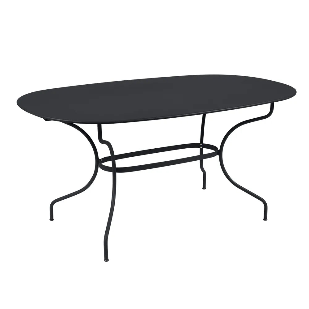 Fermob – Opéra+ – Table ovale 160 x 90 cm – Carbone