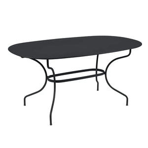 Fermob – Opéra+ – Table ovale 160 x 90 cm – Carbone