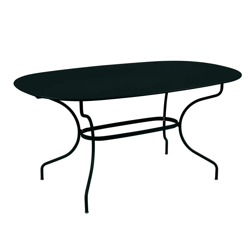 Fermob – Opéra+ – Table ovale 160 x 90 cm – Réglisse