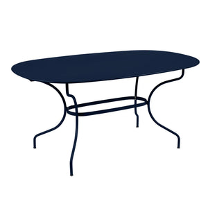 Fermob – Opéra+ – Table ovale 160 x 90 cm – Bleu abysse