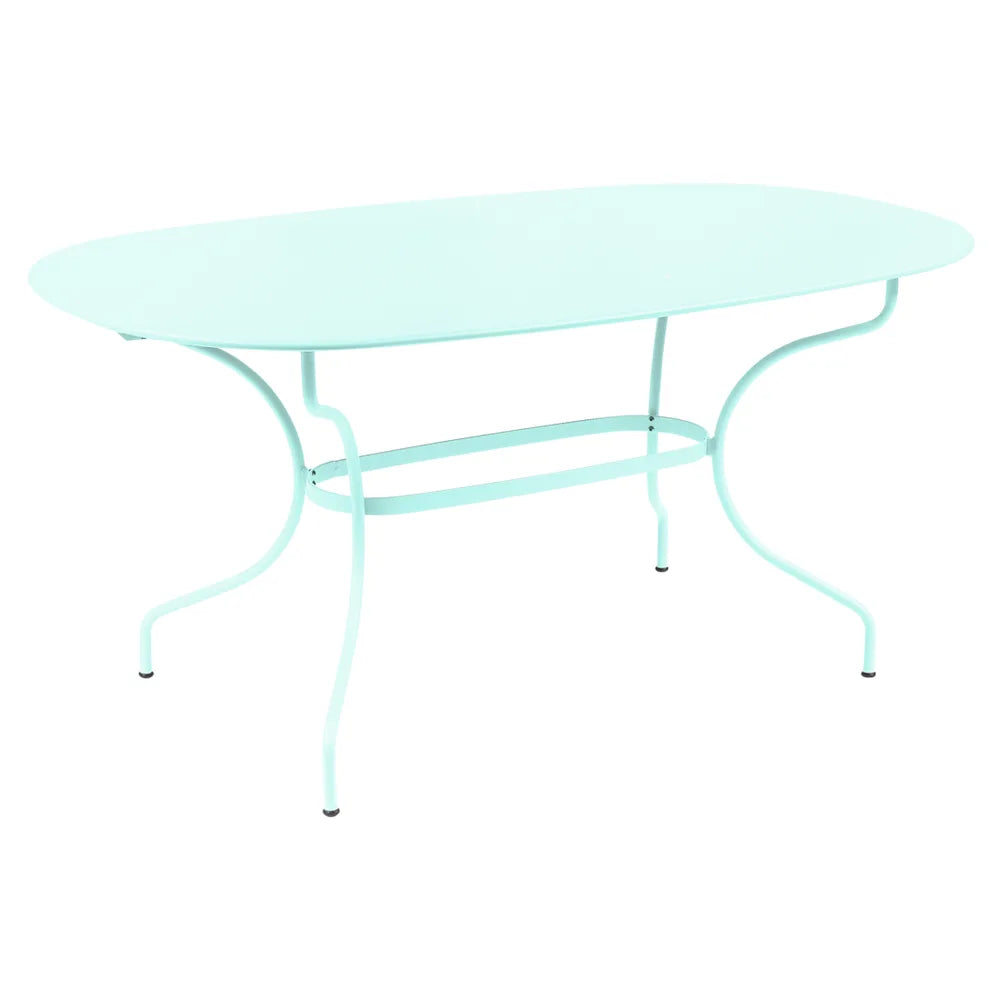 Fermob – Opéra+ – Table ovale 160 x 90 cm – Menthe glaciale