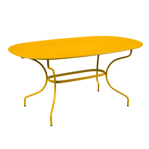 Fermob – Opéra+ – Table ovale 160 x 90 cm – Miel