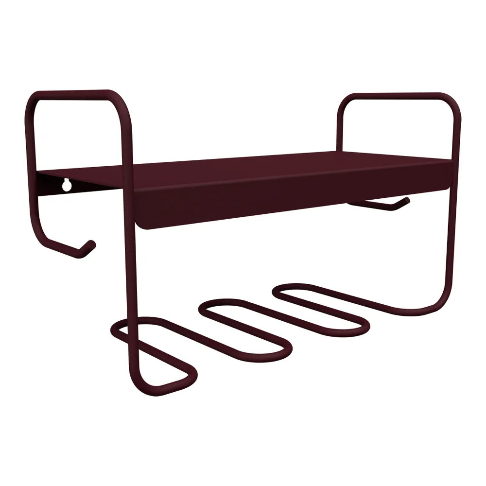 Fermob – Picolino – Wall shelf – Cerise noire