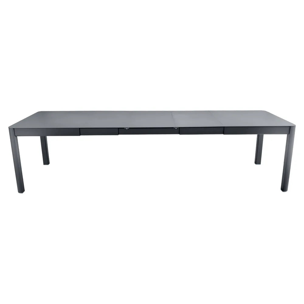 Fermob – Ribambelle – Table 3 allonges xl 149/299 x 100 cm – Carbone