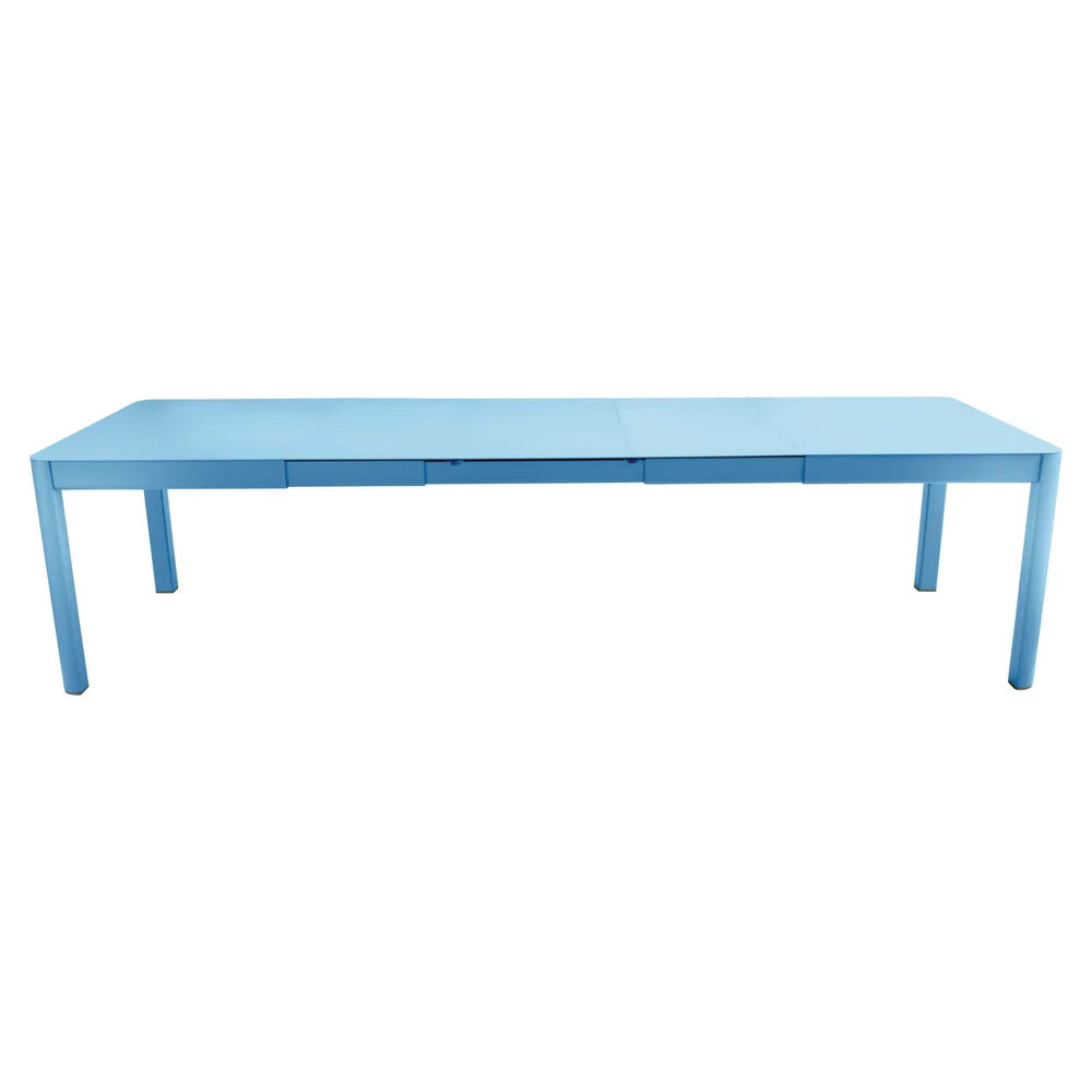 Fermob – Ribambelle – Table 3 allonges xl 149/299 x 100 cm – Bleu maya