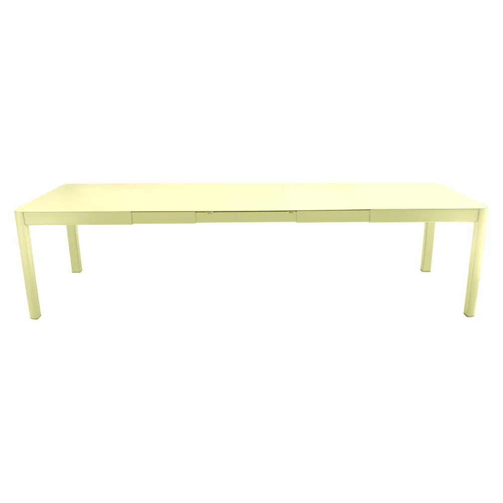 Fermob – Ribambelle – Table 3 allonges xl 149/299 x 100 cm – Citron givré