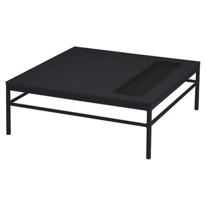 Fermob – Rivage – Table basse 85 x 85 cm – Carbone