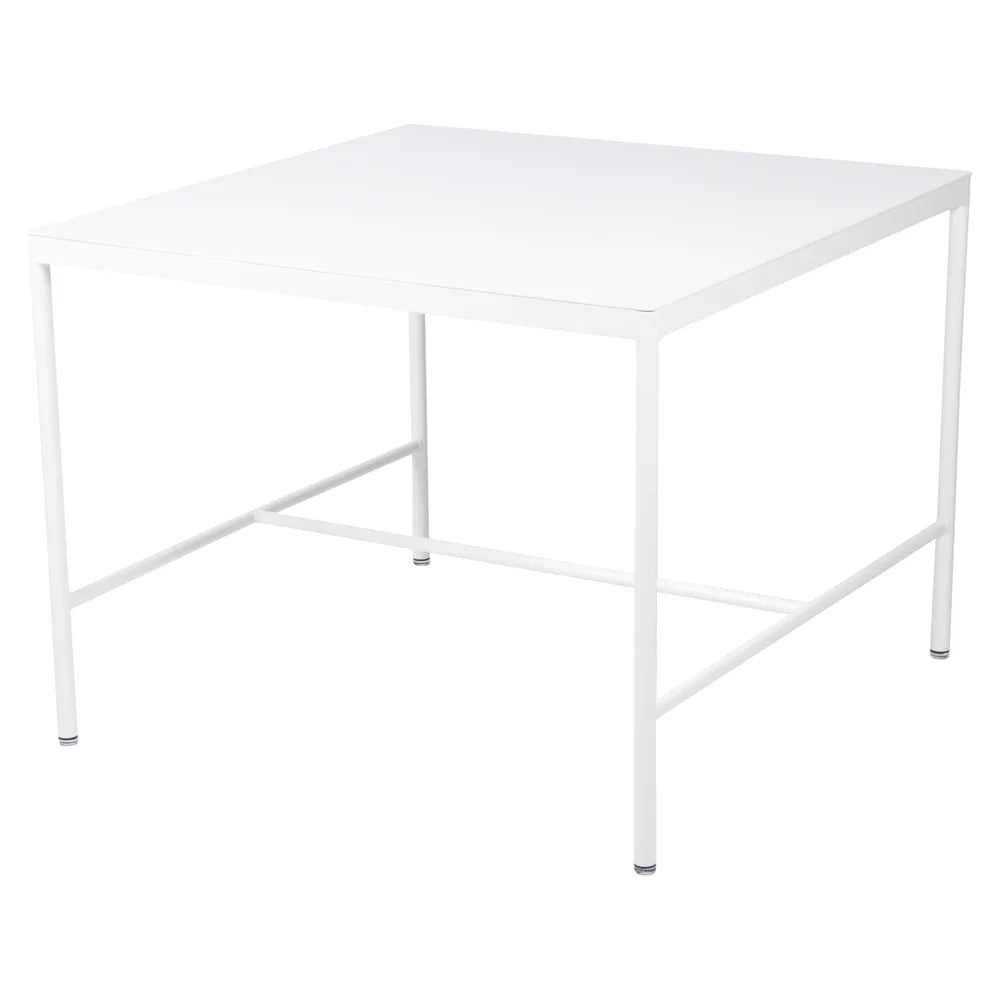 Fermob – Rivage – Table mi-hauteur 85 x 85 cm – Blanc coton