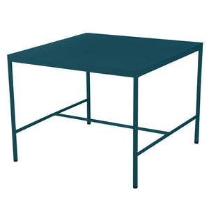 Fermob – Rivage – Table mi-hauteur 85 x 85 cm – Bleu acapulco