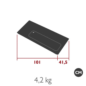 Fermob – Tablette duo 101 x 41.5 cm – guide de dimensions