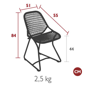 Fermob – Chaise – guide de dimensions