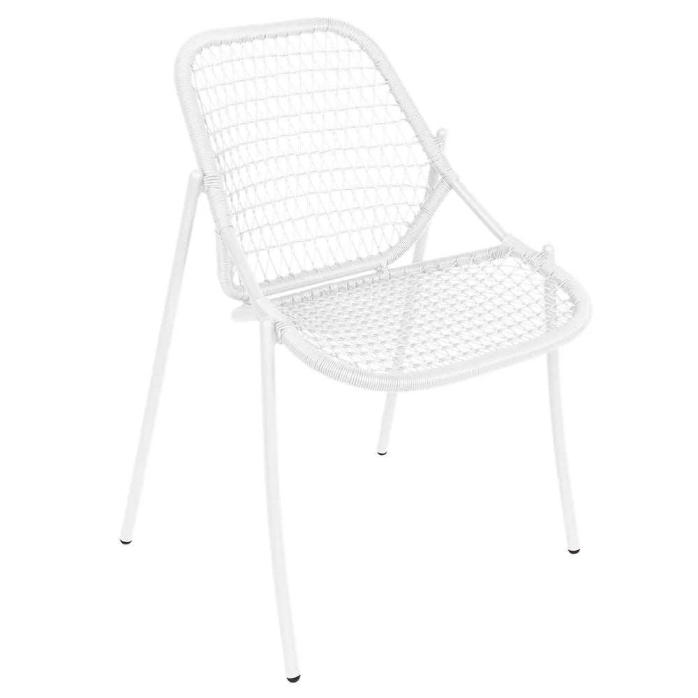 Fermob – Sixties – Chaise empilable – Blanc coton