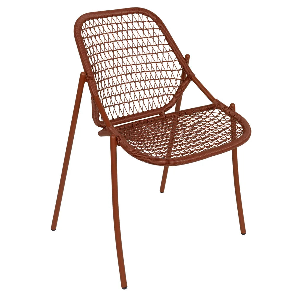 Fermob – Sixties – Chaise empilable – Ocre rouge