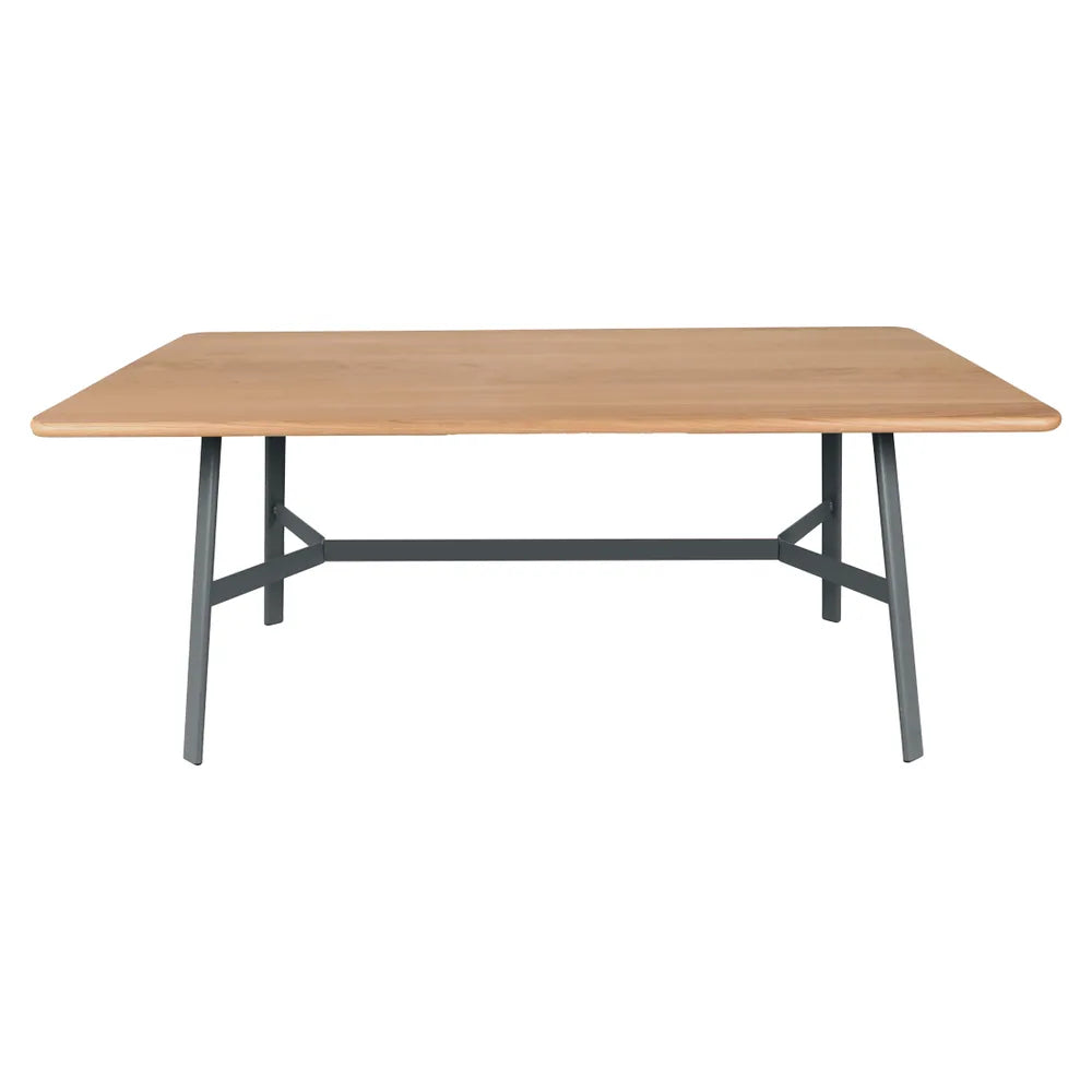 Fermob – So'o – Table chêne 180 x 90 cm – Gris orage
