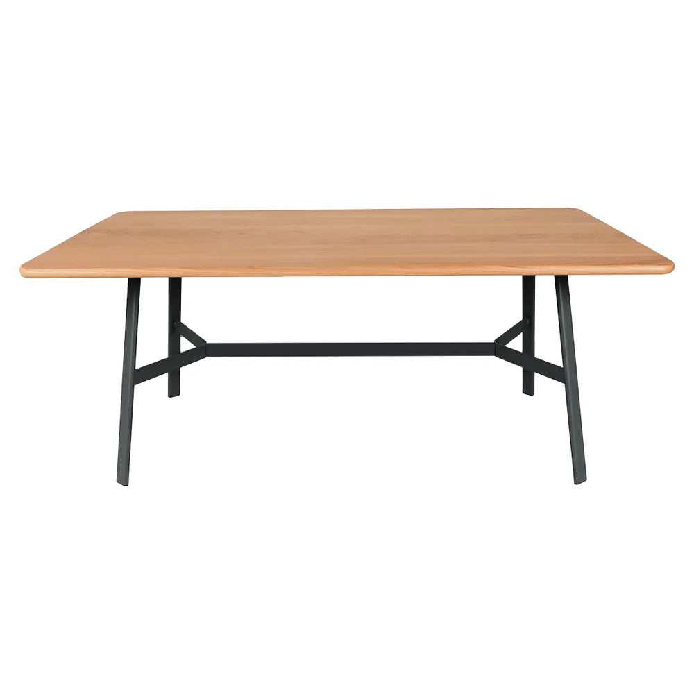 Fermob – So'o – Table chêne 180 x 90 cm – Carbone