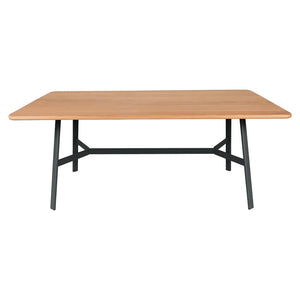 Fermob – So'o – Table chêne 180 x 90 cm – Carbone